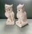 A charming pair of vintage bookends featuring a pair of owls traditionally representing wisdom each standing on a volume...