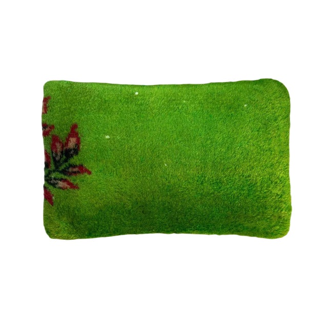 Vintage Handmade Rug Cushion Cover For Sale