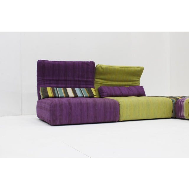 Vintage Voyage Immobile Modular Lounge Sofa from Roche Bobois, 1990s, Set of 4 For Sale - Image 14 of 15