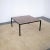 Italian Coffee Table with Metal Structure & Wooden Top, 1960s, in Good conditions. Designed 1960 to 1969