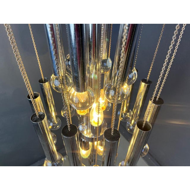 Vintage Chandelier from Gaetano Sciolari, 1970s For Sale - Image 10 of 13
