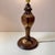 Mid-Century Modern Mid-Century Turned Mixed Wood Lamp With Shade For Sale - Image 3 of 8