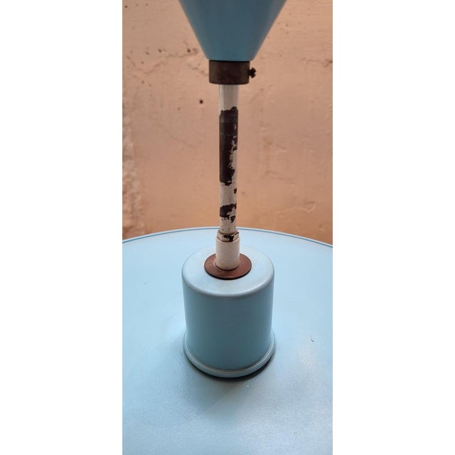 Black Zeist Ceiling Lamp by H. TH. J. A. Busquet for Hala, 1950s For Sale - Image 8 of 13