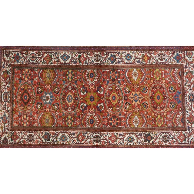 Early 20th Century Antique Mahal Rug 4'6'' x 8'8'' For Sale - Image 5 of 11