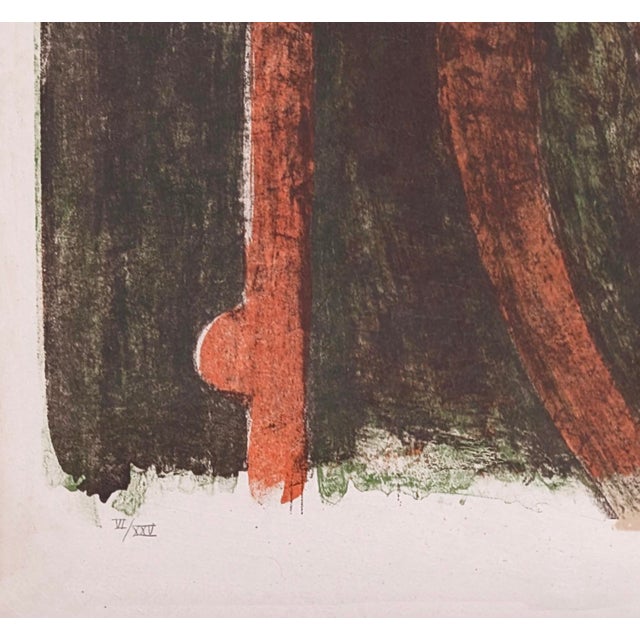 Lithograph in colors on Rives BFK paper from the Mujeres portfolio. Hand signed lower left margin by Rufino Tamayo. Hand...