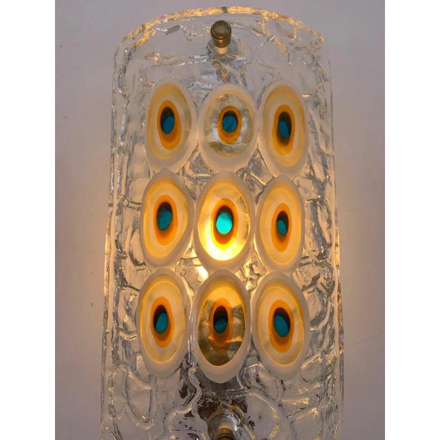 Vintage Wall Light in Murano Glass attributed to I3, 1970s For Sale - Image 3 of 7