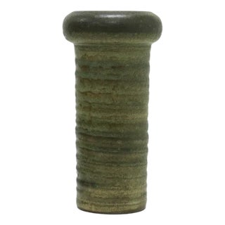 Green Stoneware Vase by Kaj Franck, 1950s For Sale