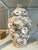 Late 20th Century Large Shell-Encrusted Urns With Lids For Sale - Image 4 of 6