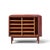 Arne Vodder for Sibast Mid Century Danish Teak Tambour Door Cabinet Credenza For Sale In Chicago - Image 6 of 8