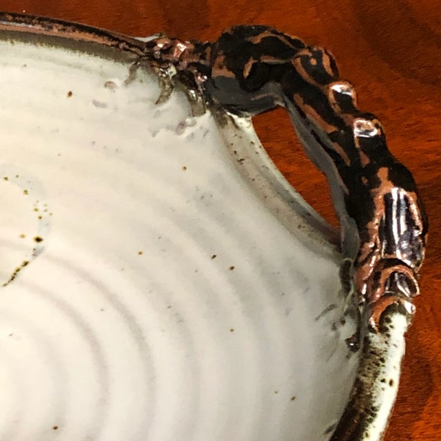 Large Asian-Style Studio Centerpiece Bowl For Sale In Baltimore - Image 6 of 12