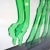Plastic Op-Art Style Green Acrylic Glass Ostrich Sculpture by Gino Marotta For Sale - Image 7 of 12