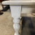 Wood Monumental French Country Style White Painted Farm Table For Sale - Image 7 of 12