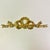 Hollywood Regency Mid-Century Hollywood Regency Chippendale Boho Chic Brass Bow Decorative Wall Pediment For Sale - Image 3 of 11