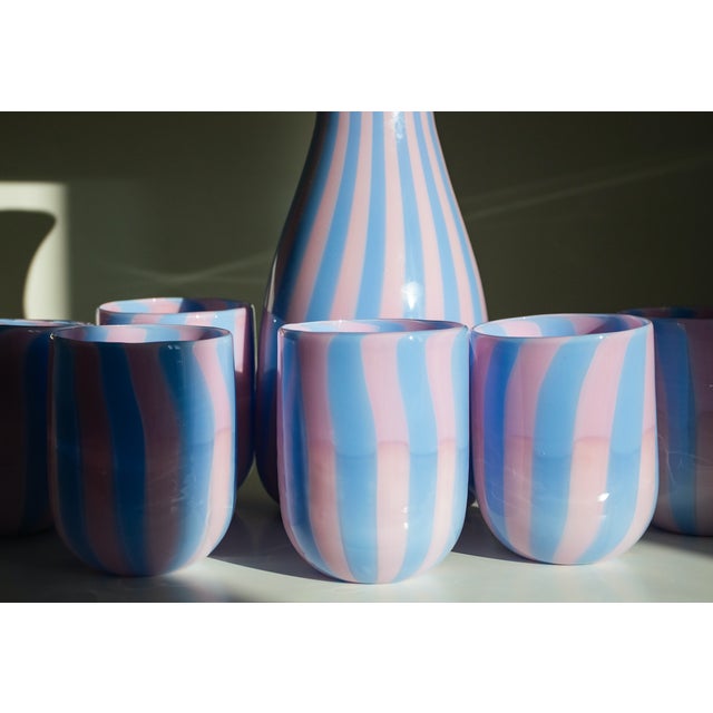 An object that combines function and art. Handcrafted in blown glass according to the Venetian tradition, this piece...