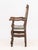 Wood Spanish Baroque Walnut and Leather Armchair, 18th Century For Sale - Image 7 of 8