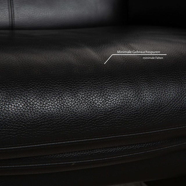 Erpo City Leather Two-Seater Sofa For Sale - Image 4 of 10