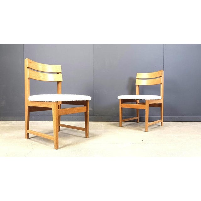 Tan Vintage Brutalist Dining Chairs, 1970s, Set of 6 For Sale - Image 8 of 11