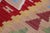 Textile 1960s Southwestern Style Hand Knotted Geometric Design Oushak Kilim Runner Rug For Sale - Image 7 of 11