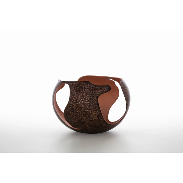 Copper Eterica Vase by Zanetto For Sale - Image 8 of 8