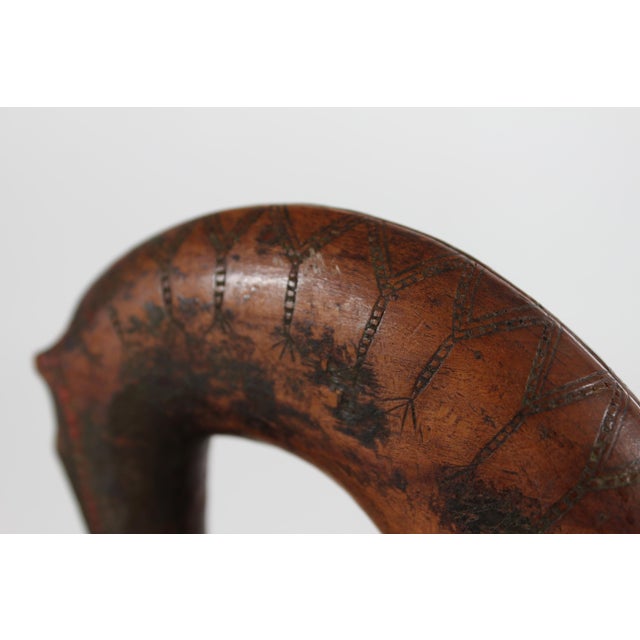 Antique Danish Wooden Mangle Board with Horse, 1750-1800 For Sale - Image 12 of 18