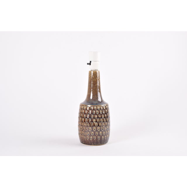 Danish Modern Ceramic Table Lamp from Søholm, 1960s For Sale - Image 3 of 12
