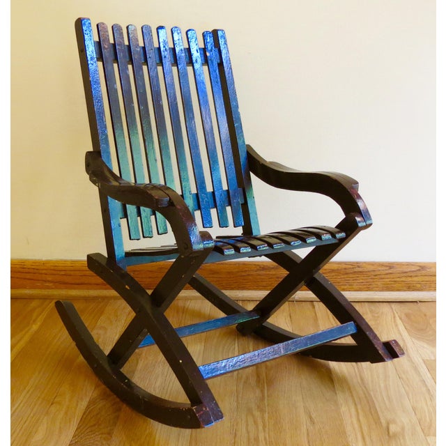 Early 20th Century Antique Child's Rocking Chair | Chairish