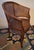20th Century Louis XV Half-Moon Rattan and Hardwood Armchair For Sale - Image 13 of 16