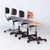 Kevi Office Chairs by Jørgen Rasmussen for Kevi A·S, 1970s, Set of 4 For Sale - Image 3 of 12