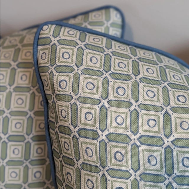 Traditional Marika Meyer San Michele Pillows With Cord - Set of 2 For Sale - Image 3 of 5