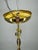 Vintage Czech Art Deco Brass and Opaline Glass Globe Pendant Light, 1920s For Sale - Image 9 of 15