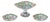 English Strawberry and Grape Motif Tableware, 3 For Sale