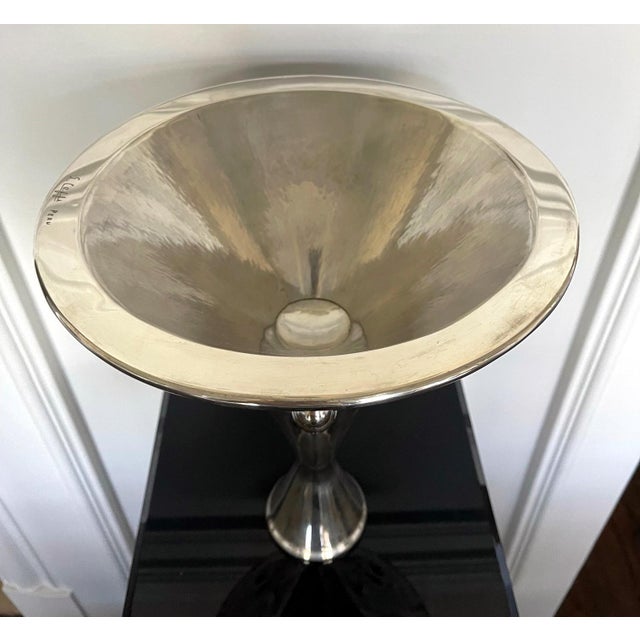 Large and Stunning Sculptural Silver Vessel Graziella Laffi For Sale In Atlanta - Image 6 of 18