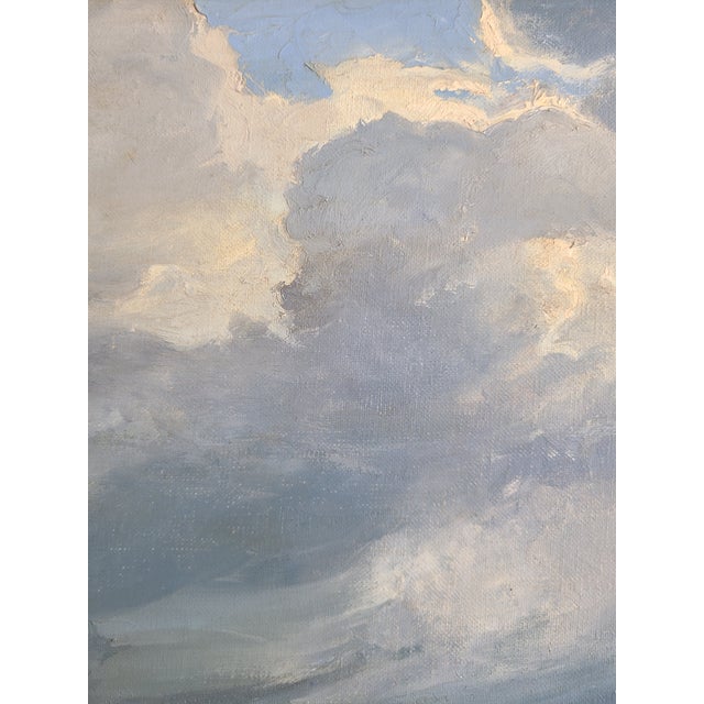 Textile Joshua Meador Vintage Oil Painting Plein Air Rural California Landscape For Sale - Image 7 of 18
