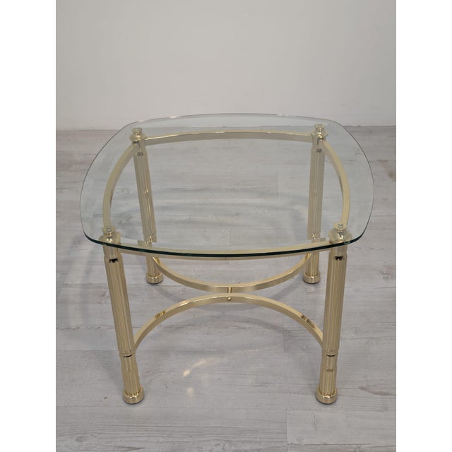 Hollywood Regency Gilt Coffee Table Frame with Glass Top, 1970 For Sale - Image 10 of 14