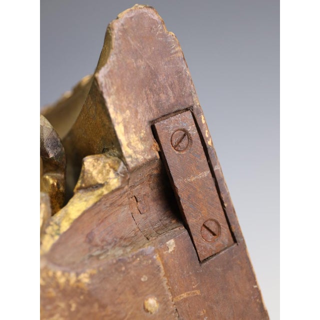Rococo 18th Century Italian Rococo Giltwood Corner Wall Bracket, 1870 For Sale - Image 3 of 18