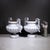Silver Pair of 19th Century Cast Iron Urns, France, 1800s For Sale - Image 8 of 8
