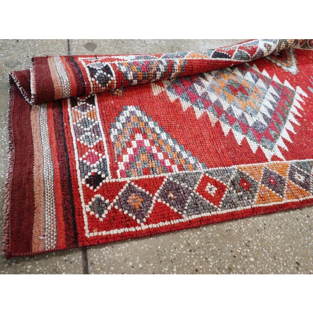 Galerie Shabab Collection Mid-20th Century Turkish Anatolian Tribal Runner For Sale - Image 10 of 10
