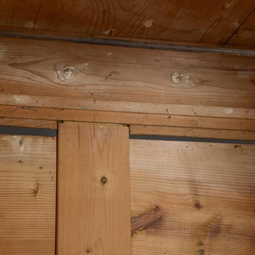 Wood Large Antique Fir Wardrobe For Sale - Image 7 of 18