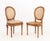 Late 20th Century Set of Six Louis XVI Style Cane-Paneled Walnut Dining Chairs For Sale - Image 5 of 13