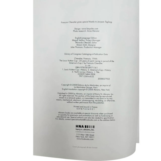 The Louis Vuitton Cup: 25 Years of Yacht Racing in Pursuit of the America's Cup For Sale - Image 4 of 14