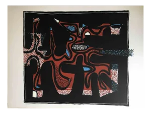 Wladimiro Tulli, Abstract Composition, 1970s, Original Screen Print