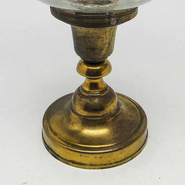 1930s Vintage Pendant Lamp in Brass, 1930s For Sale - Image 5 of 8