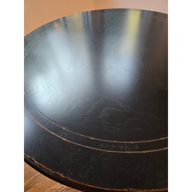 Ambella Furniture 48 Inch Black Breakfast Nook Table For Sale - Image 9 of 11