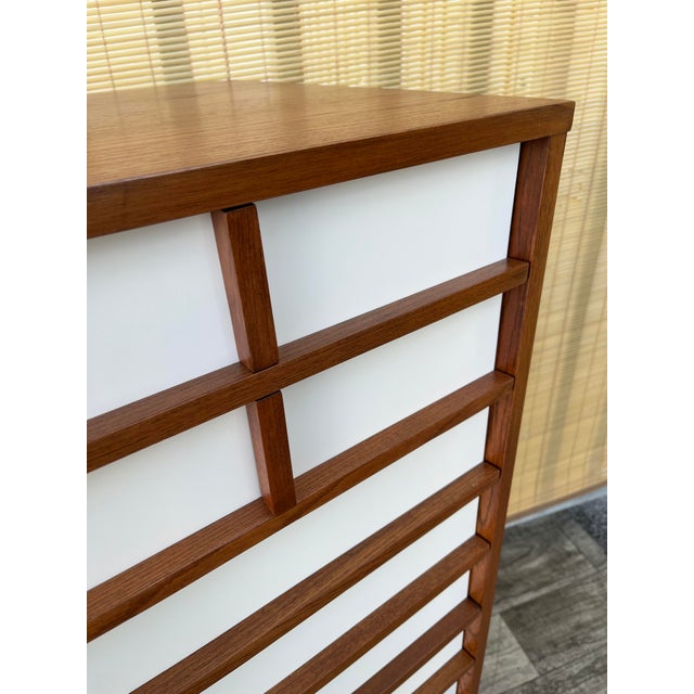 Refinished Mid Century Modern Highboy by Royal Palm Furniture. Circa 1960s For Sale - Image 12 of 12