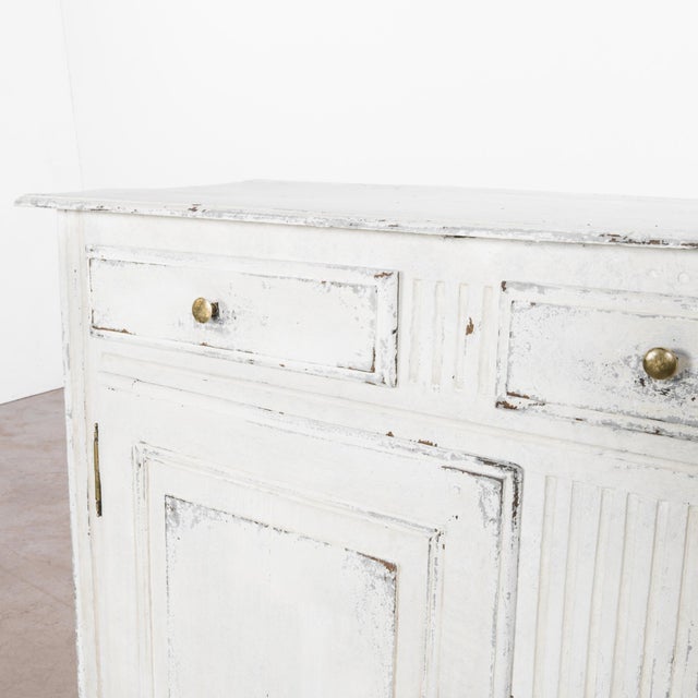 1880s French White Patinated Buffet For Sale - Image 11 of 12