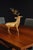 Gold Brass XL Deer Christmas Figurine For Sale - Image 8 of 13