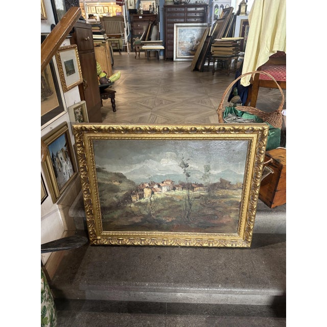 Luisa Francia, Landscape, 1950s, Oil on Canvas For Sale - Image 11 of 11