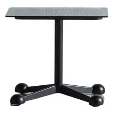 Vintage Black TV Stand by Alegri Parma, Italy, 1970s For Sale