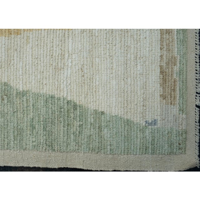 Hand Knotted Modern Rug 3'5" x 4'10" #17442 For Sale - Image 4 of 8