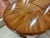 Late 20th Century French Provincial Oval Dining Table With 8 Chairs – Cream Painted Base & Figured Wood Top For Sale - Image 12 of 12